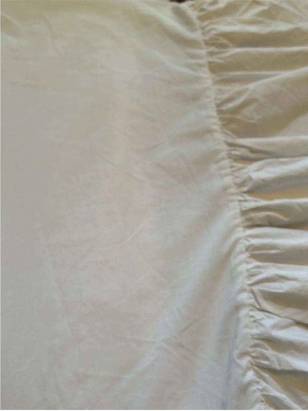 Simply Shabby Chic White Ruffled Bed Skirt